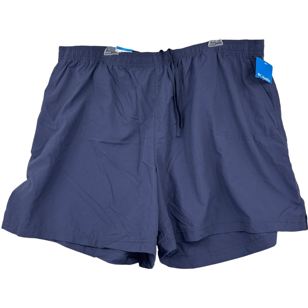 Columbia Sandy River Short Womens Size 3X Navy Blue Nylon Outdoor AW4573